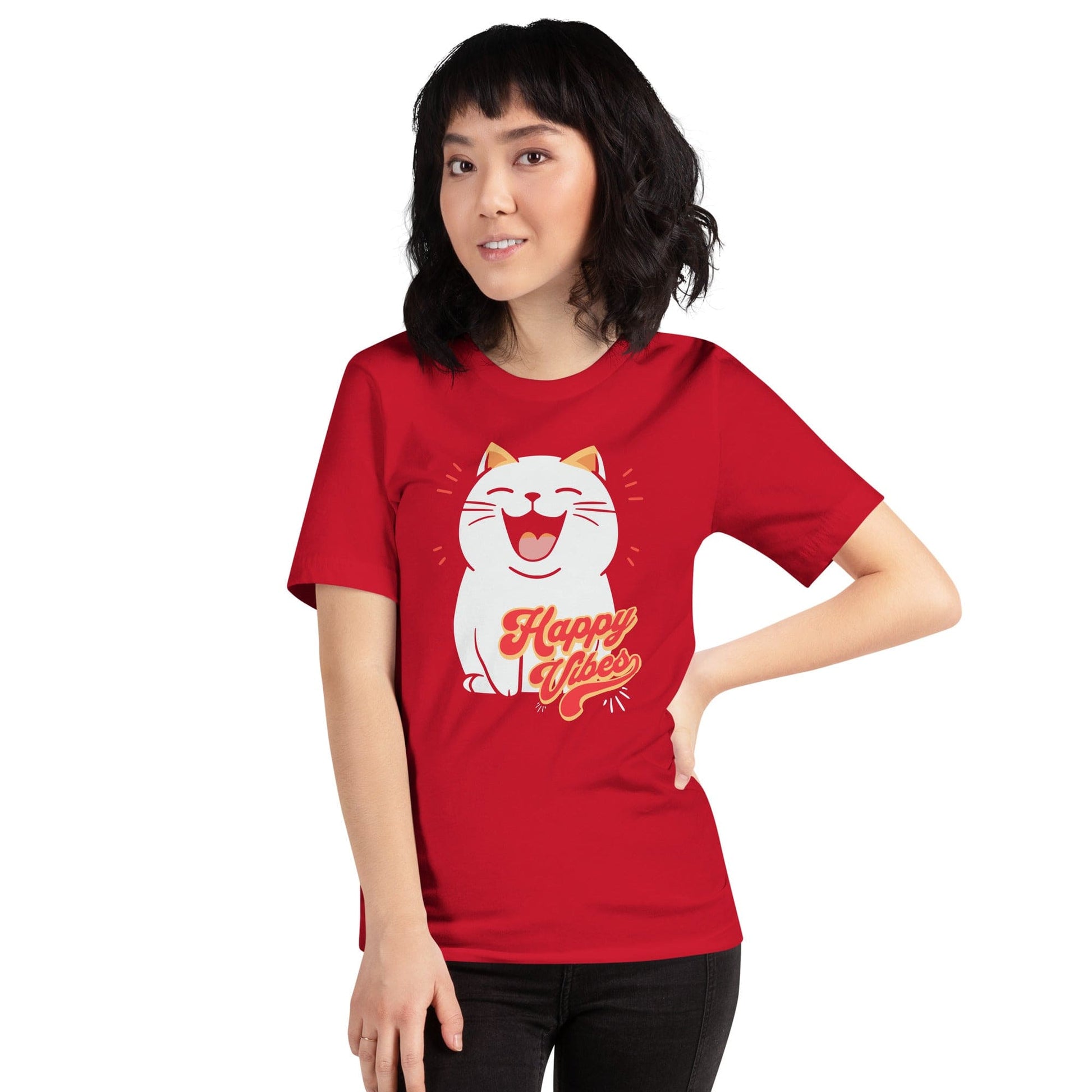 OMTHREAD Happy Vibes Motivational Tee