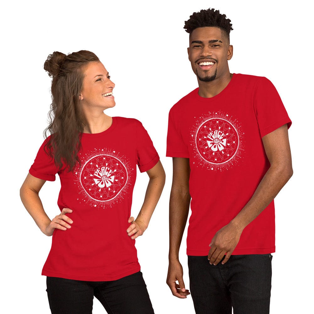 OMTHREAD Heart Mandala Peace and Love Tee