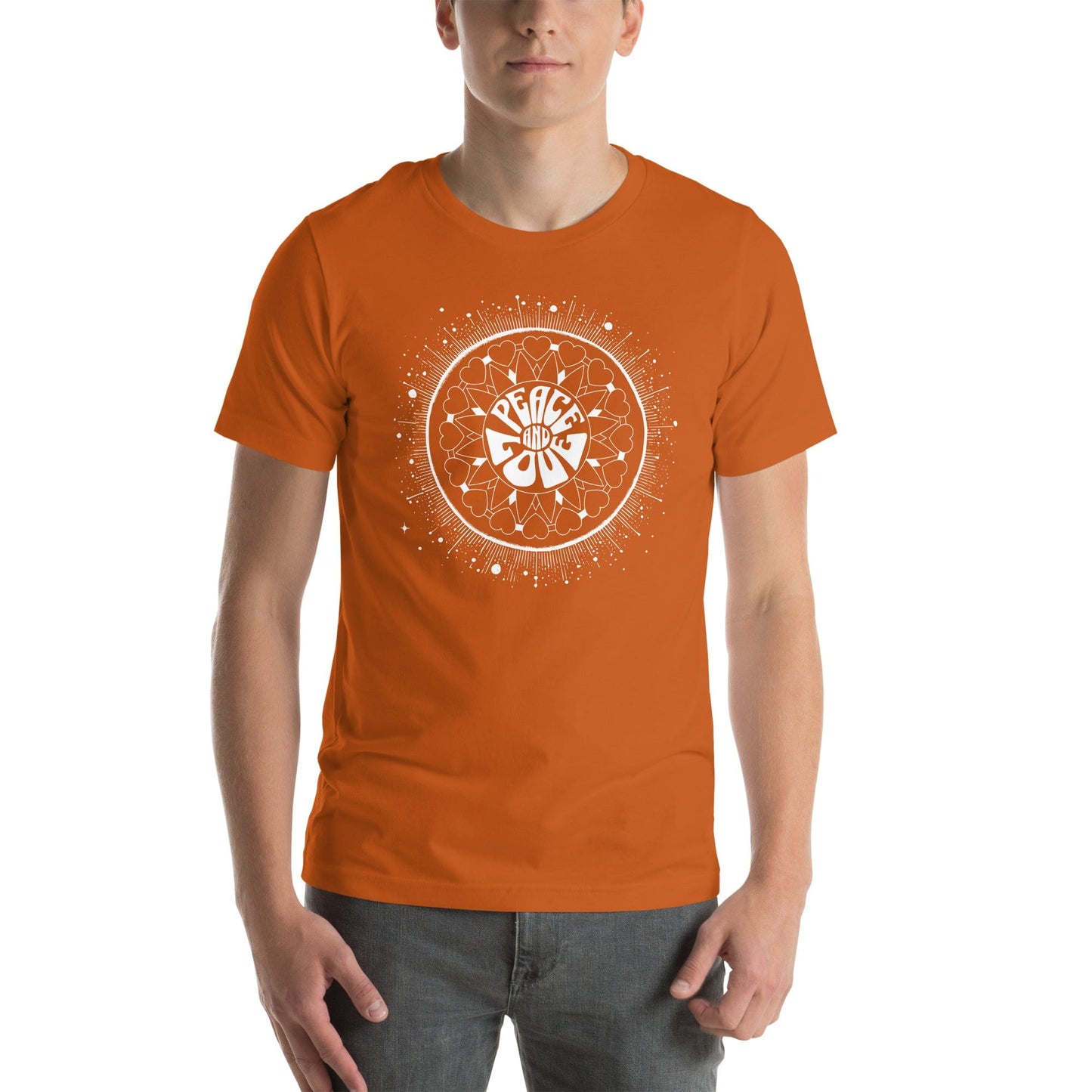 OMTHREAD Heart Mandala Peace and Love Tee