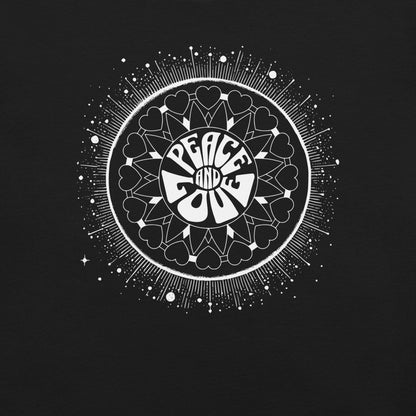 OMTHREAD Heart Mandala Peace and Love Tee