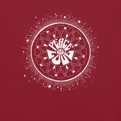 OMTHREAD Heart Mandala Peace and Love Tee