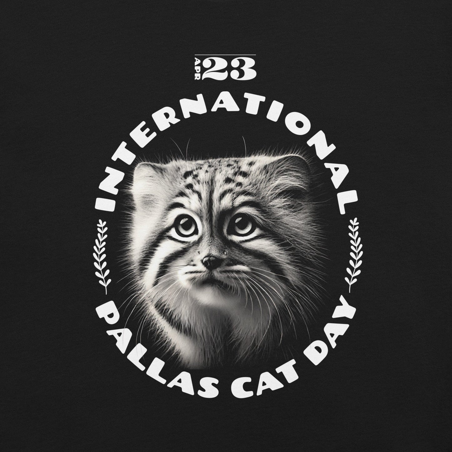 OMTHREAD International Pallas Cat Day - Apr 23: Celebrate & Protect Kitten Tee