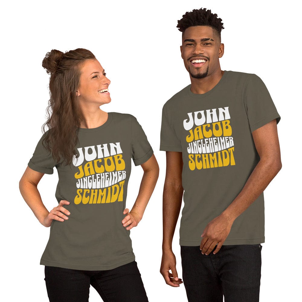 OMTHREAD John Jacob Jingleheimer Schmidt Nostalgic Tee