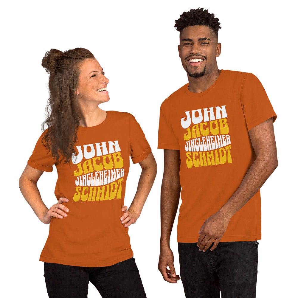 OMTHREAD John Jacob Jingleheimer Schmidt Nostalgic Tee