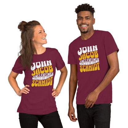 OMTHREAD John Jacob Jingleheimer Schmidt Nostalgic Tee