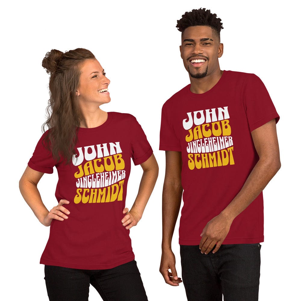 OMTHREAD John Jacob Jingleheimer Schmidt Nostalgic Tee