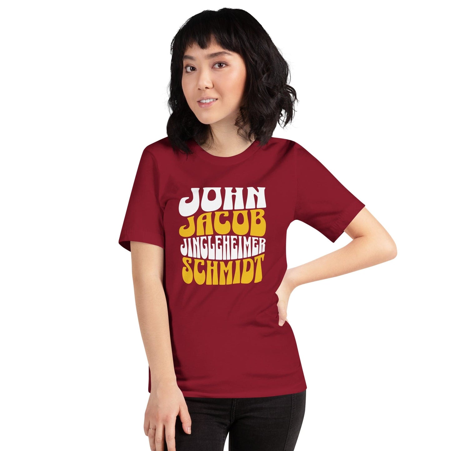 OMTHREAD John Jacob Jingleheimer Schmidt Nostalgic Tee