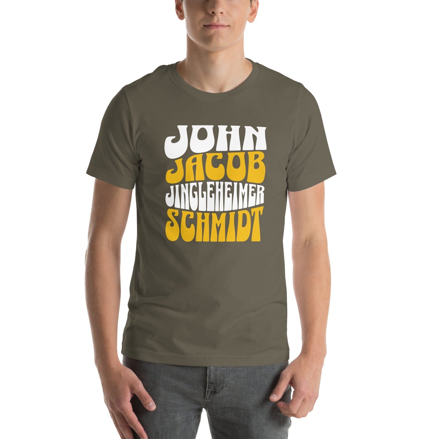 OMTHREAD John Jacob Jingleheimer Schmidt Nostalgic Tee