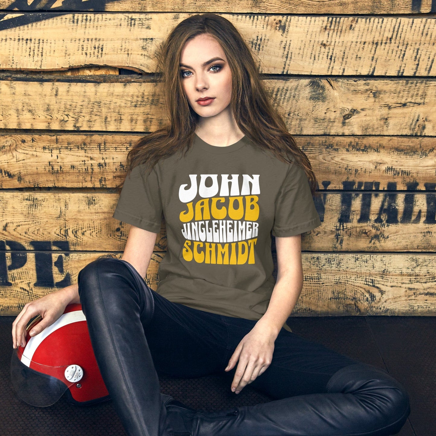 OMTHREAD John Jacob Jingleheimer Schmidt Nostalgic Tee