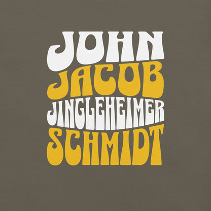 OMTHREAD John Jacob Jingleheimer Schmidt Nostalgic Tee