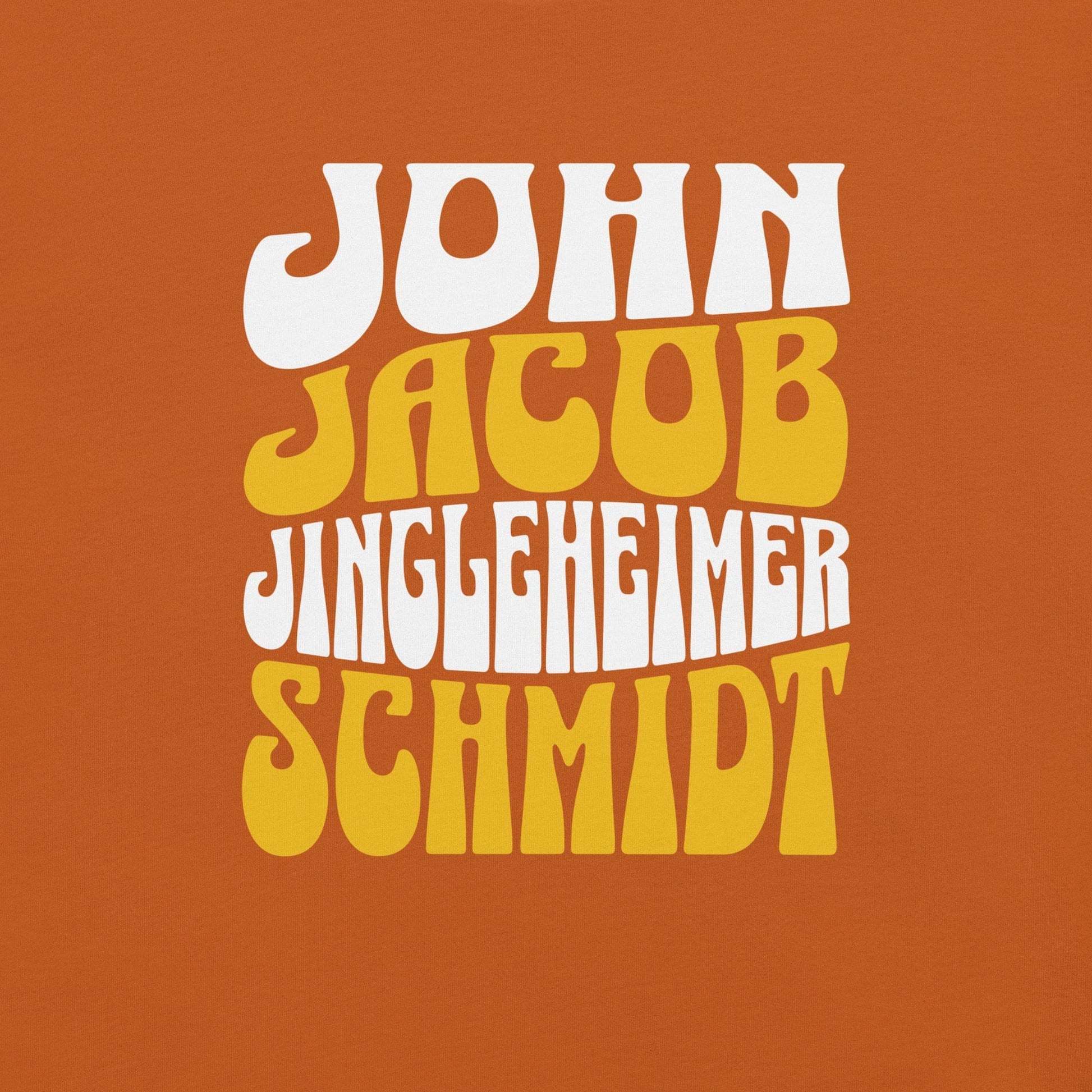 OMTHREAD John Jacob Jingleheimer Schmidt Nostalgic Tee