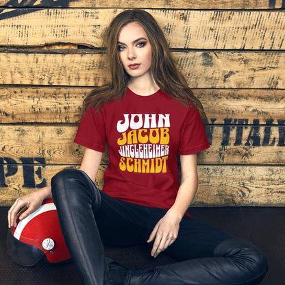 OMTHREAD John Jacob Jingleheimer Schmidt Nostalgic Tee