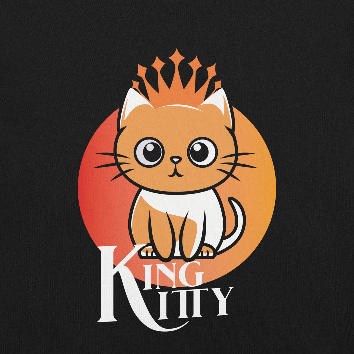 OMTHREAD King Kitty: Reign of the Feline Monarch Tee