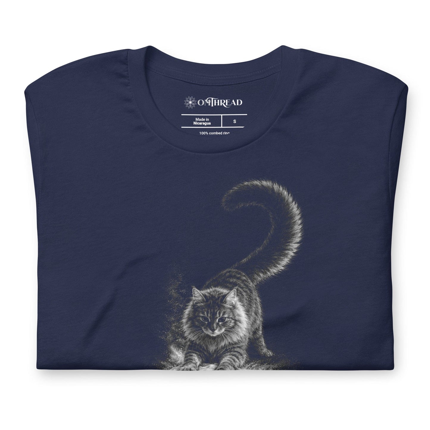 OMTHREAD Knead Like a Pro – Funny Cat Kneading Baking T-Shirt