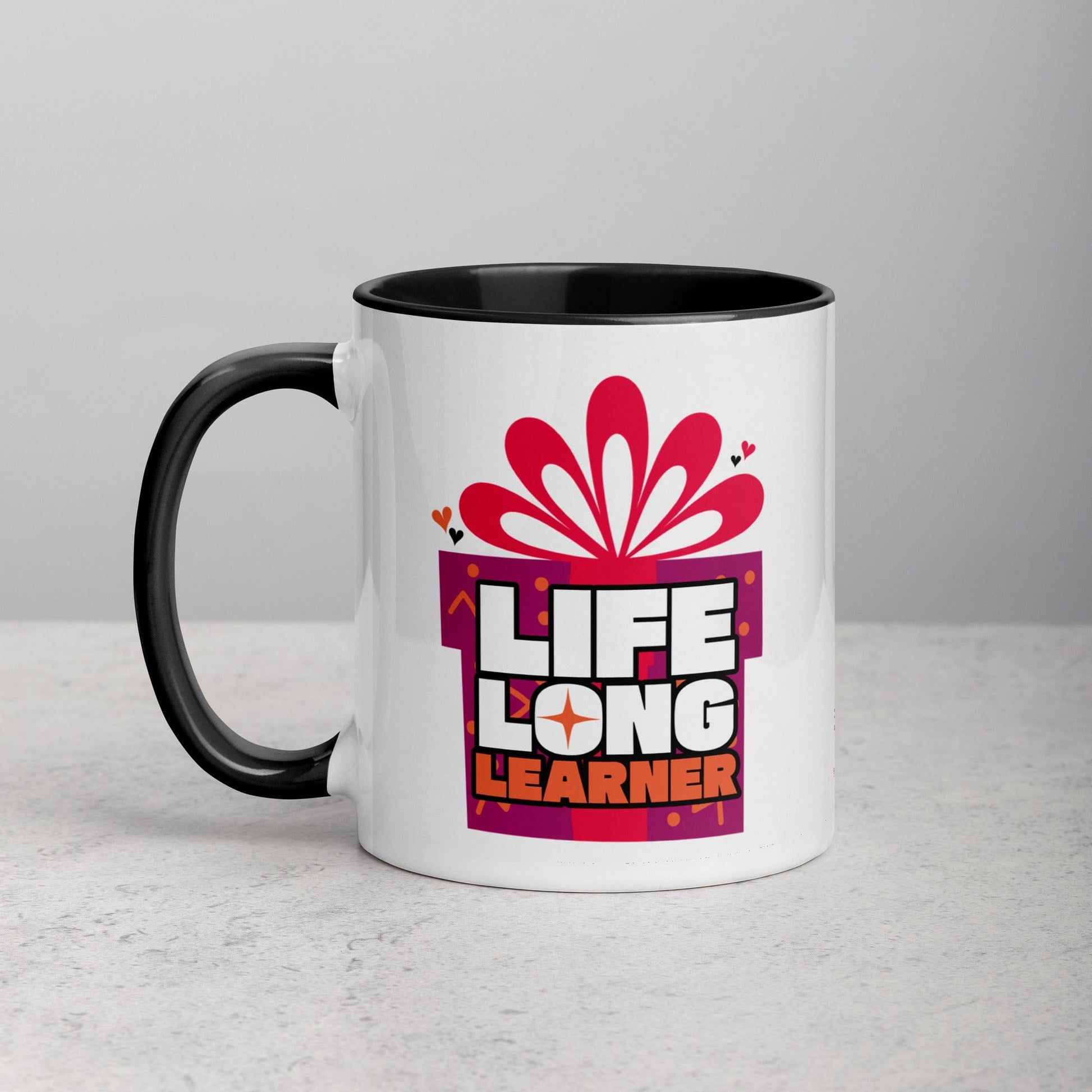 OMTHREAD Life Long Learner - Mug with Color Inside