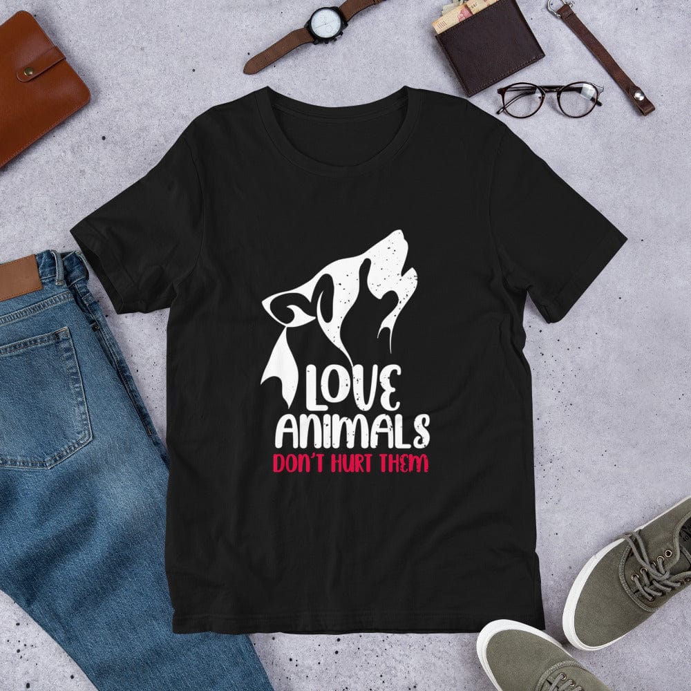 OMTHREAD Love Animals, Don't Hurt Them Empathy Tee