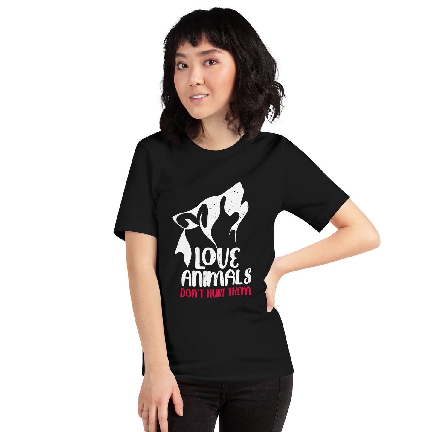 OMTHREAD Love Animals, Don't Hurt Them Empathy Tee