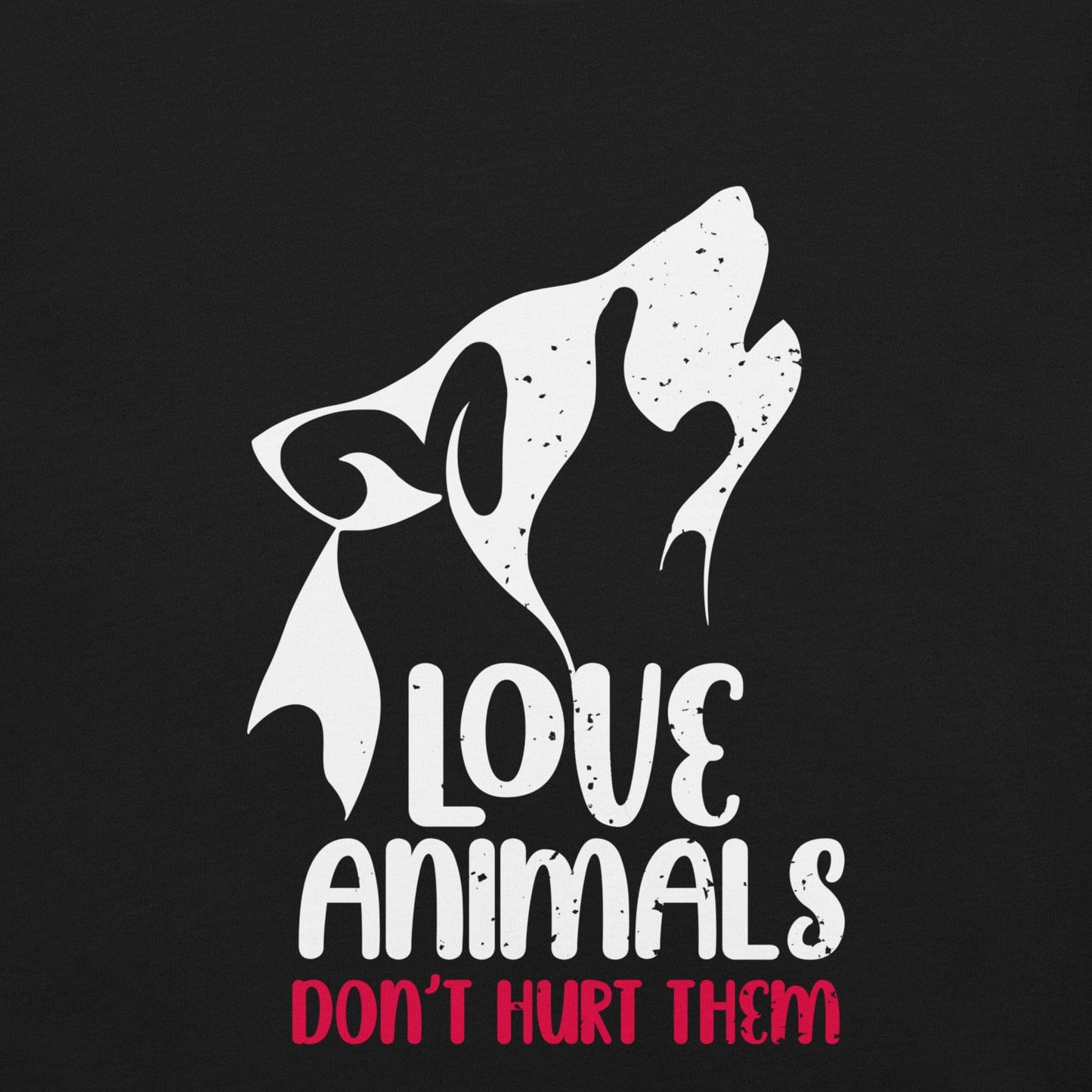 OMTHREAD Love Animals, Don't Hurt Them Empathy Tee