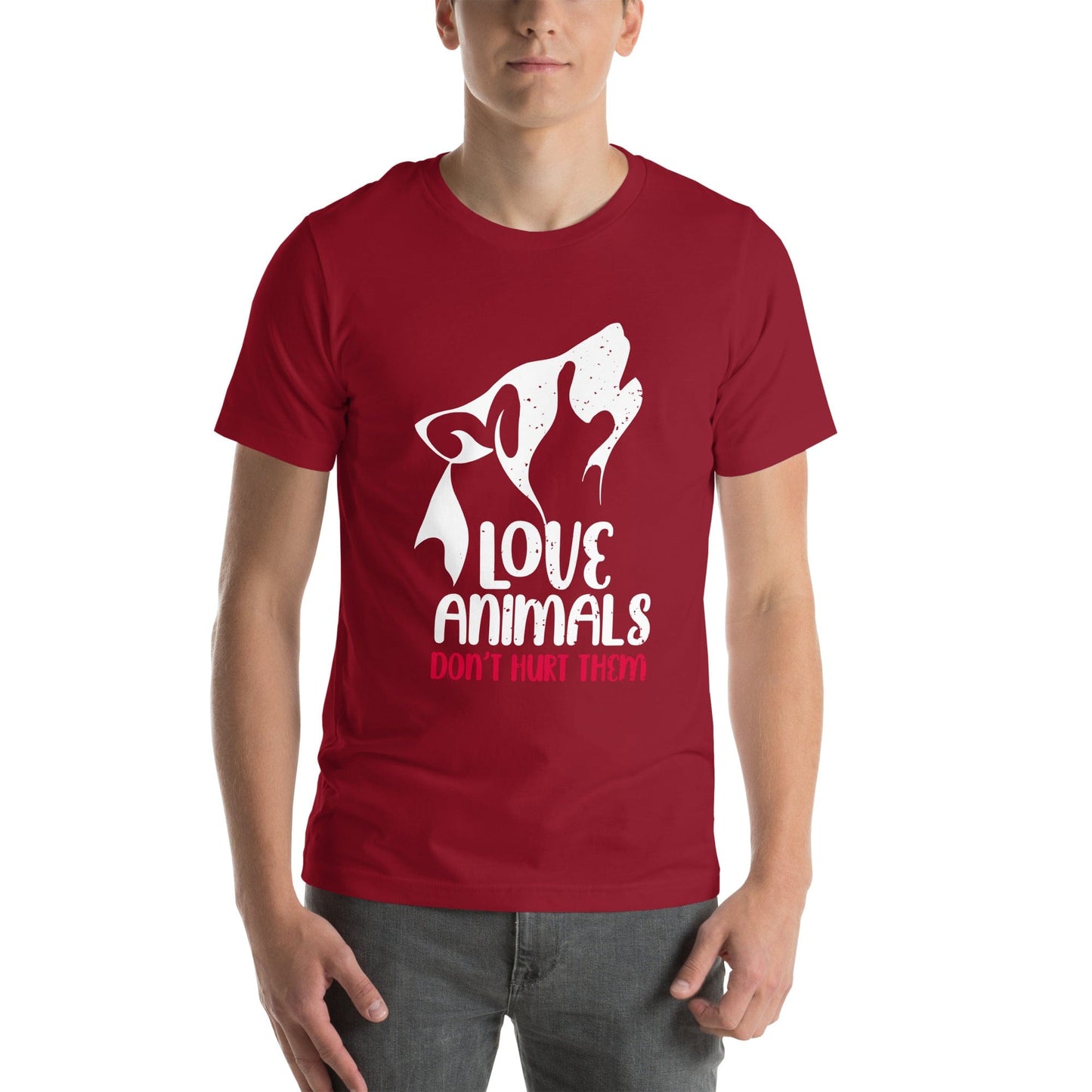 OMTHREAD Love Animals, Don't Hurt Them Empathy Tee