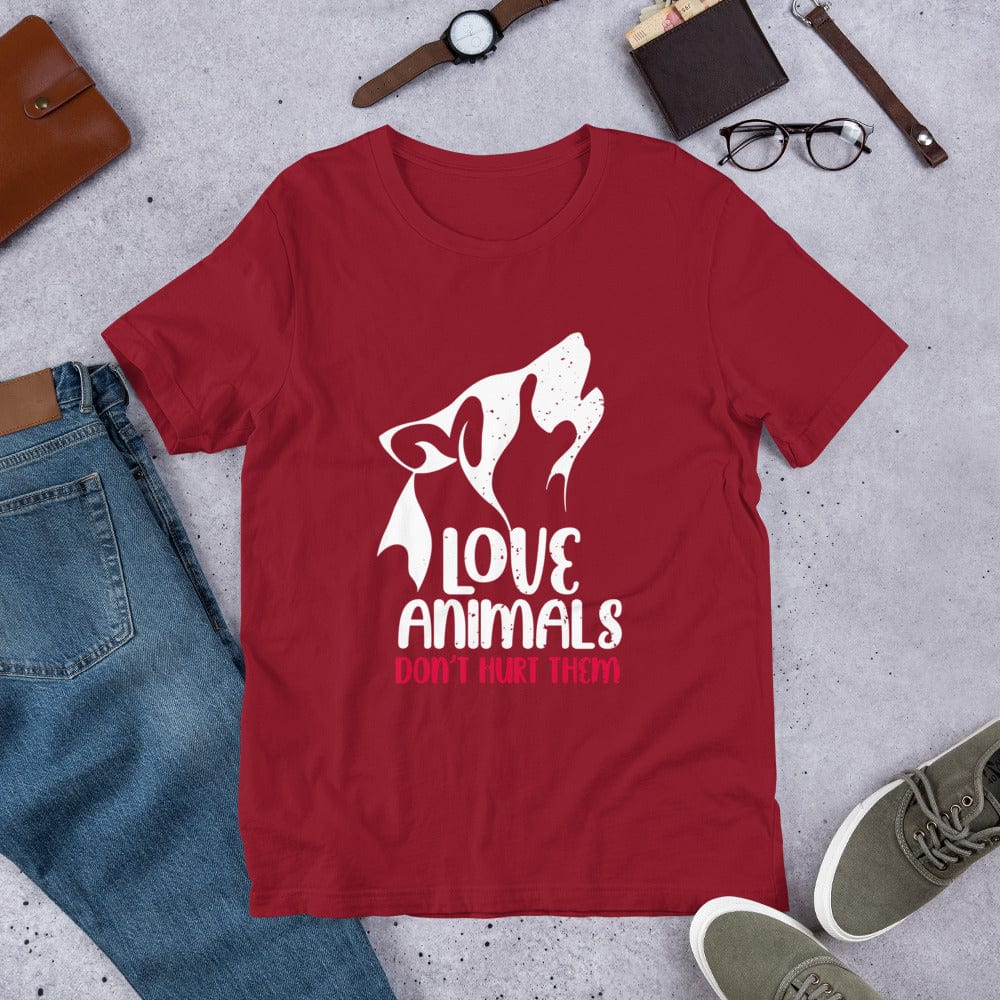 OMTHREAD Love Animals, Don't Hurt Them Empathy Tee