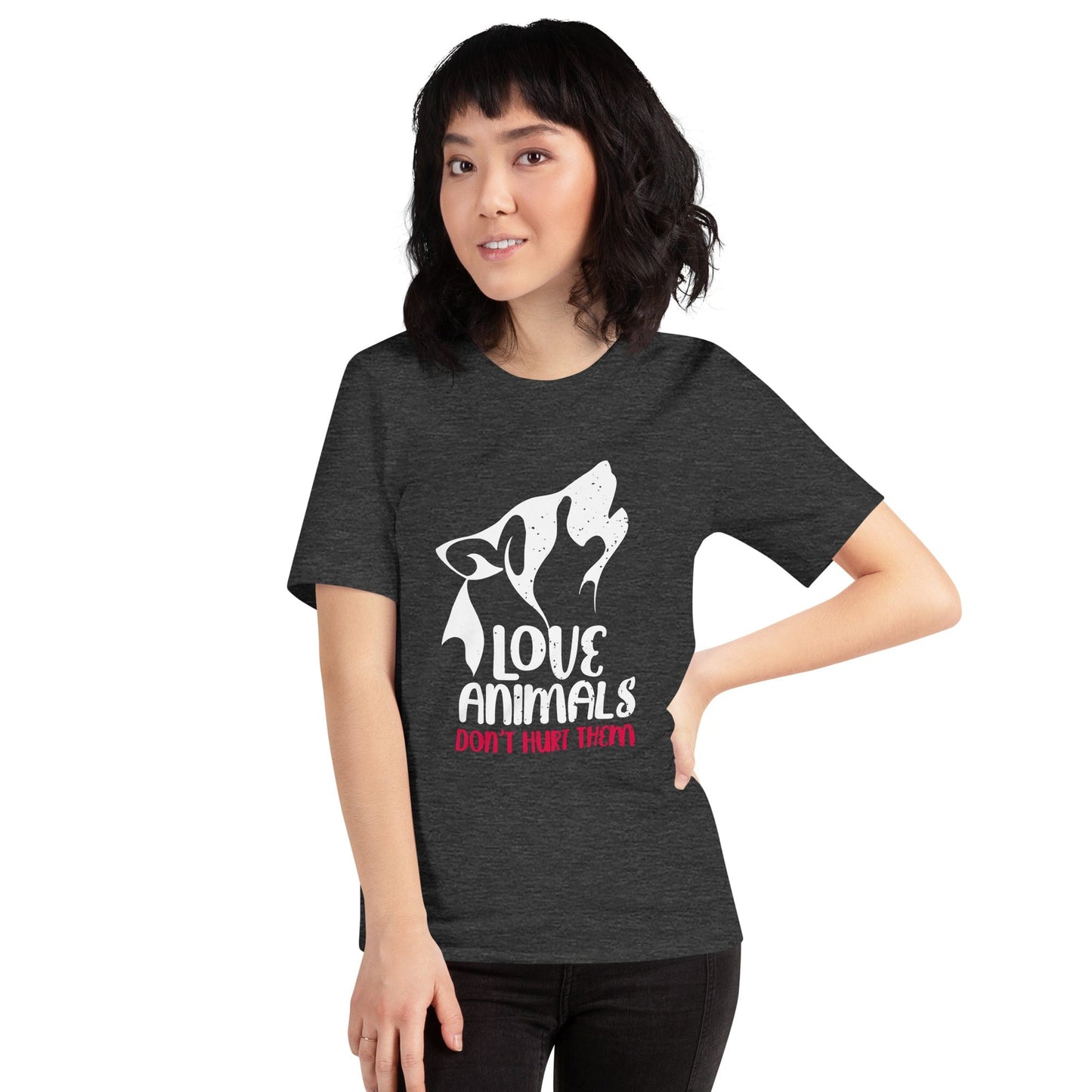 OMTHREAD Love Animals, Don't Hurt Them Empathy Tee