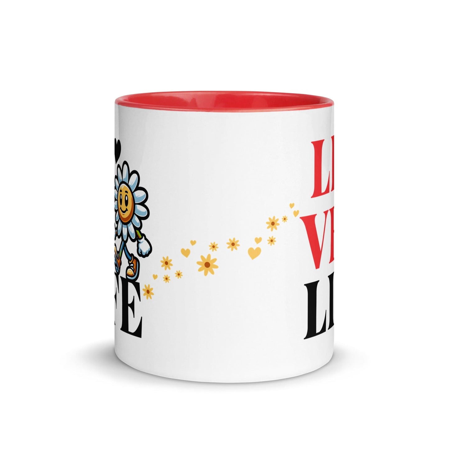 OMTHREAD Love Life. Live Life - Mug with Color Inside