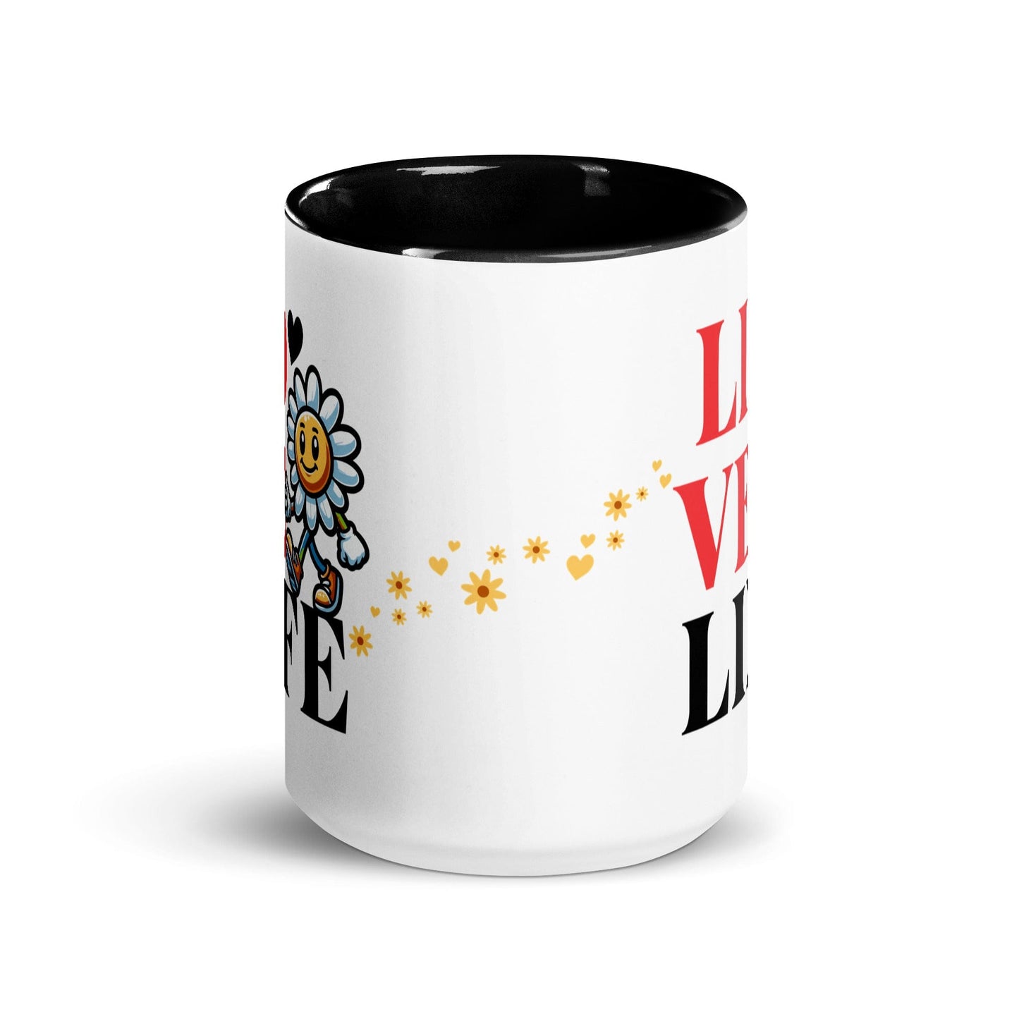 OMTHREAD Love Life. Live Life - Mug with Color Inside