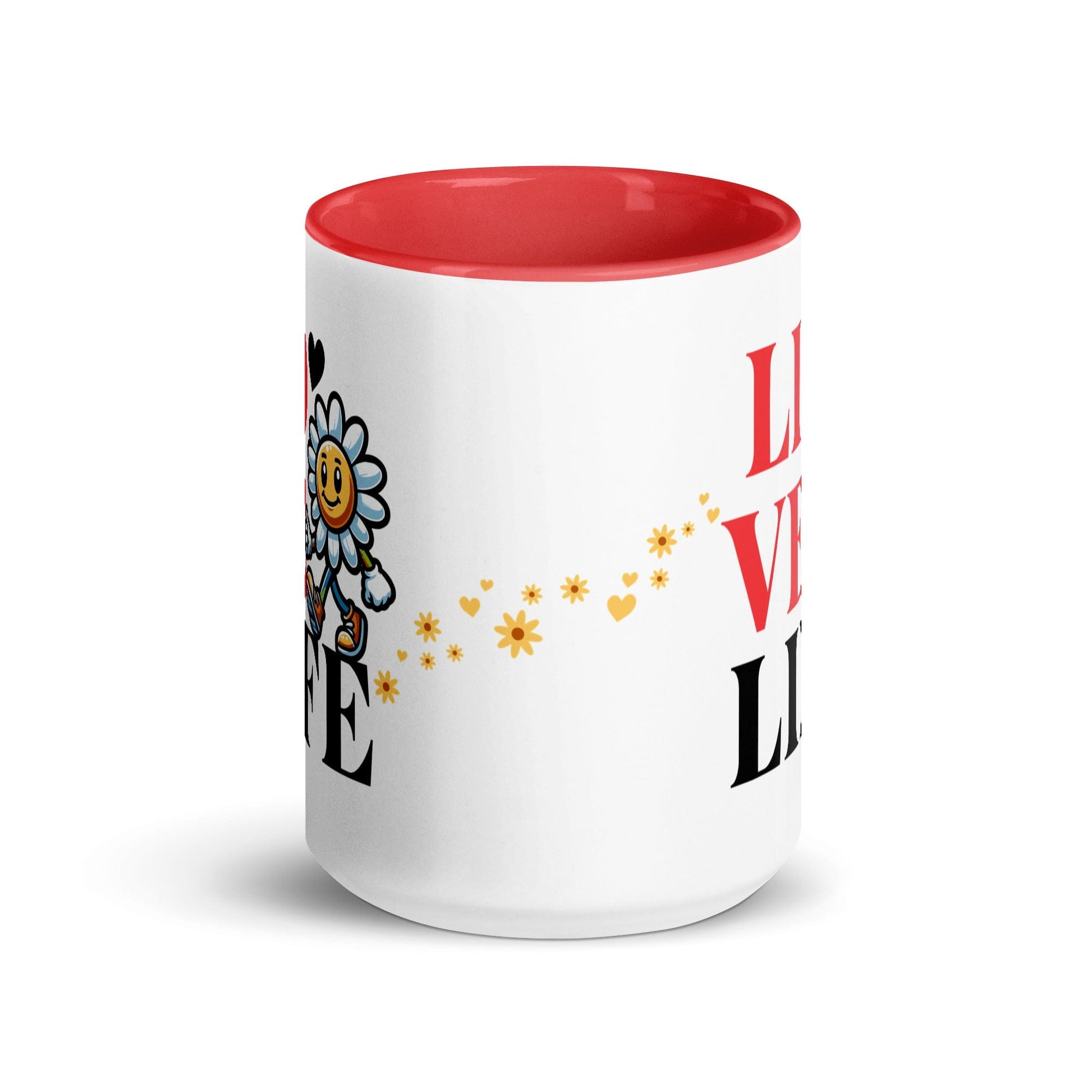 OMTHREAD Love Life. Live Life - Mug with Color Inside