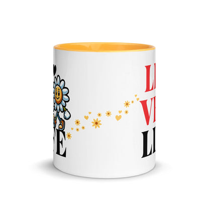 OMTHREAD Love Life. Live Life - Mug with Color Inside