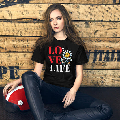 OMTHREAD Love Life Motivational Tee