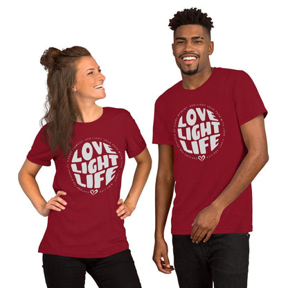 OMTHREAD LOVE, LIGHT, LIFE  Tee