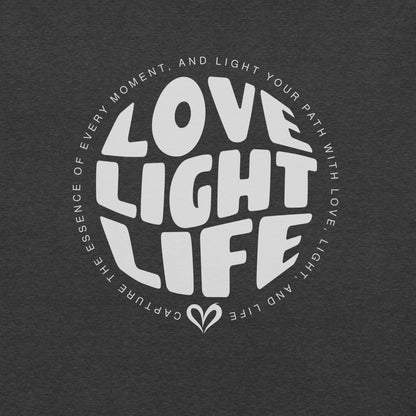 OMTHREAD LOVE, LIGHT, LIFE  Tee