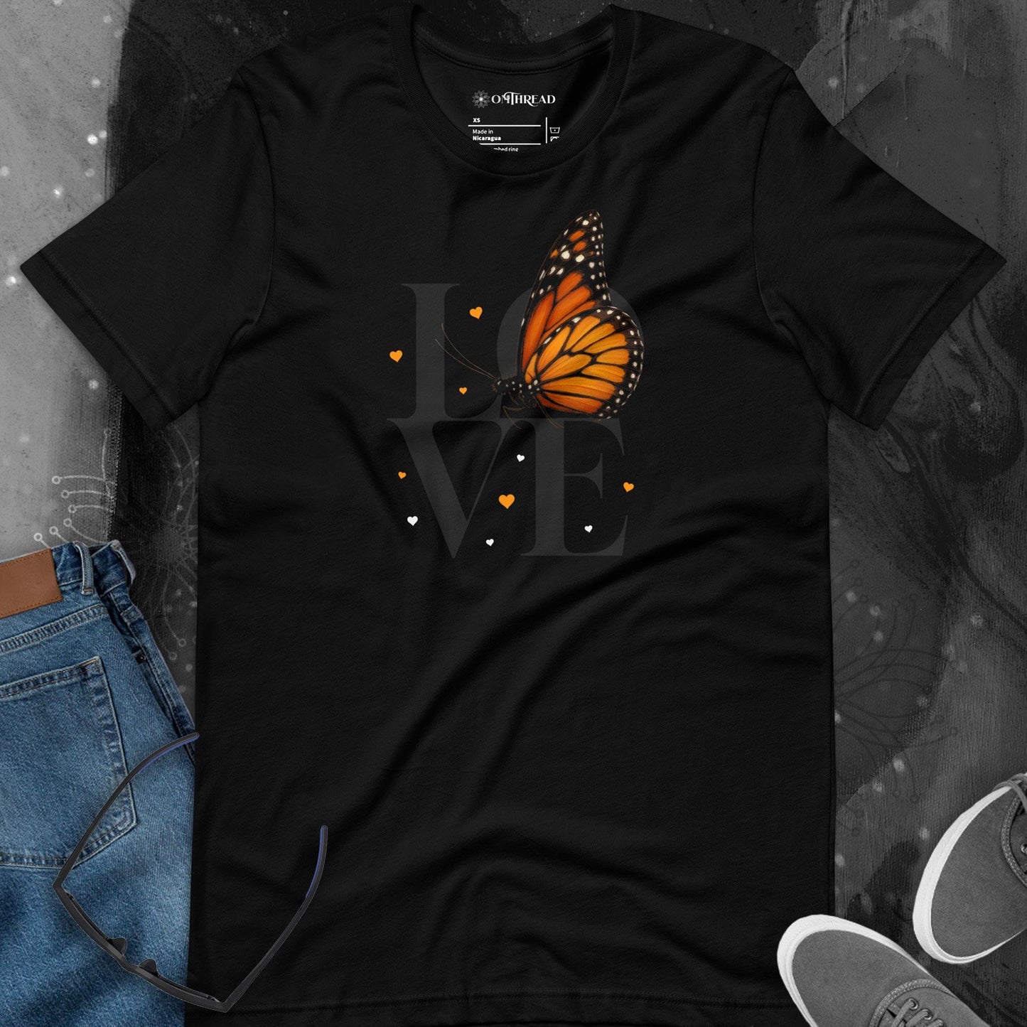 OMTHREAD Love Monarchs Butterfly Conservation Shirt