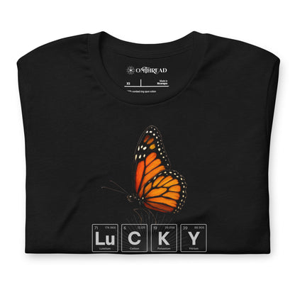 OMTHREAD Lucky Monarch Butterfly Shirt Science and Nature Tee