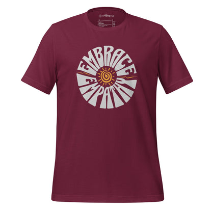 OMTHREAD Maroon / XS Embrace Empathy - Inspire Connection Tee