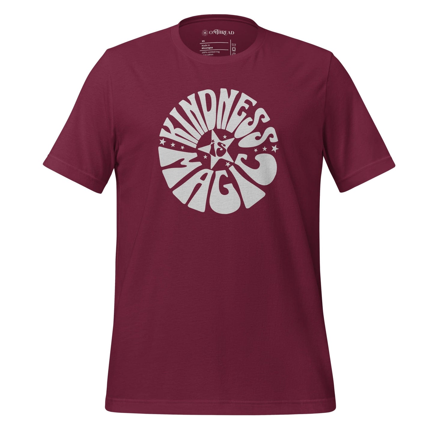 OMTHREAD Maroon / XS Kindness is Magic - Spread the Joy Tee