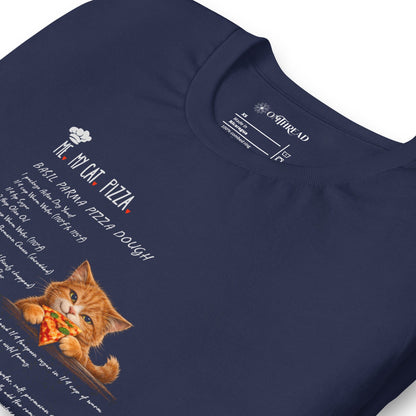 OMTHREAD Me My Cat Pizza Funny Cat Lover T-Shirt