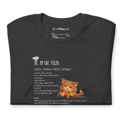 OMTHREAD Me My Cat Pizza Funny Cat Lover T-Shirt