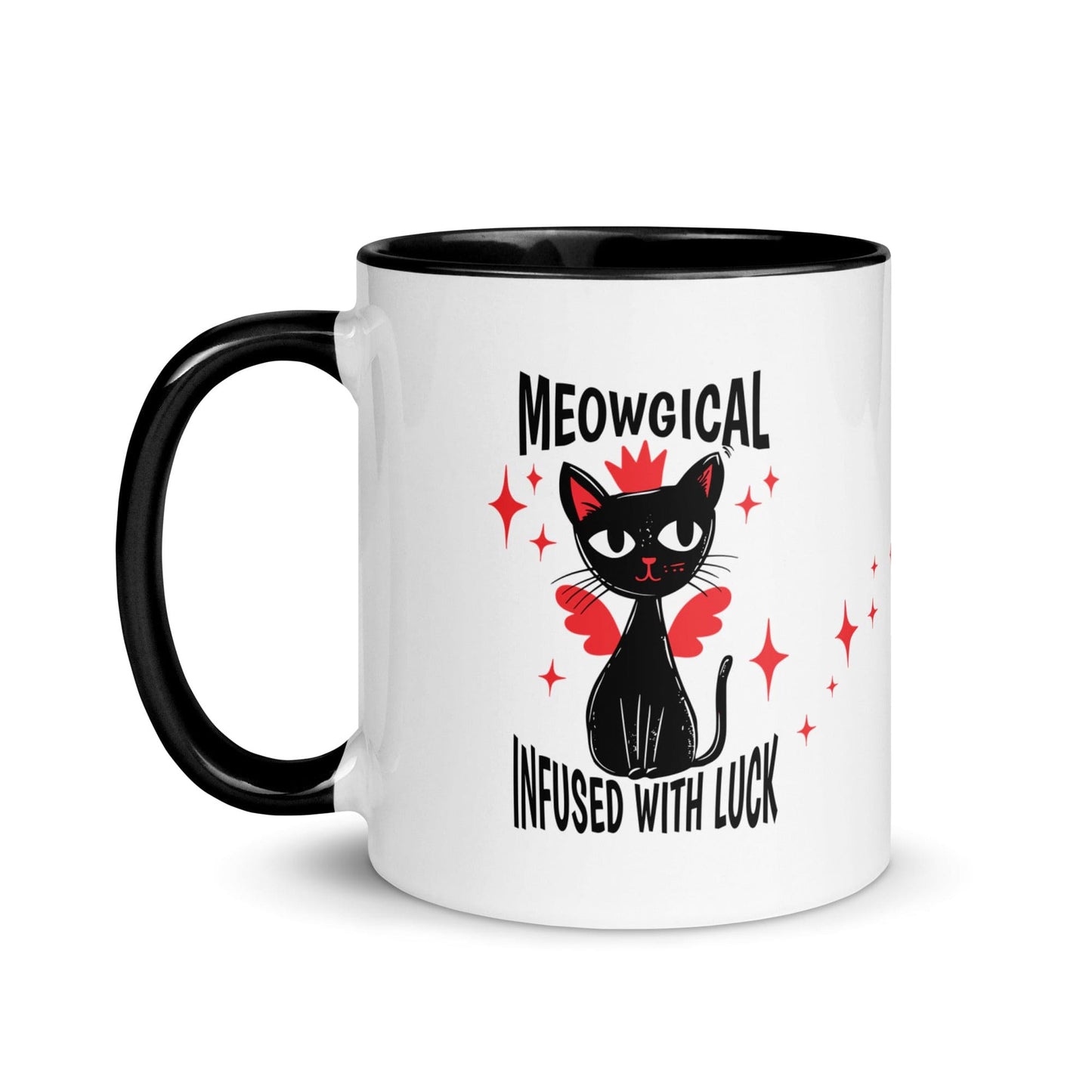 OMTHREAD Meowgical Cat Infused with Magic - Mug with Color Inside