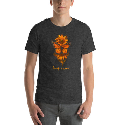 OMTHREAD Monarch Butterfly and Sunflower Shirt Monarch Magic