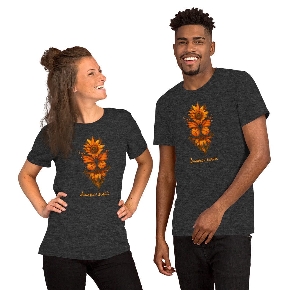 OMTHREAD Monarch Butterfly and Sunflower Shirt Monarch Magic
