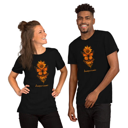 OMTHREAD Monarch Butterfly and Sunflower Shirt Monarch Magic