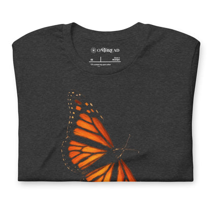 OMTHREAD Monarch Butterfly T Shirt Nature Conservation Tee for Butterfly Lovers