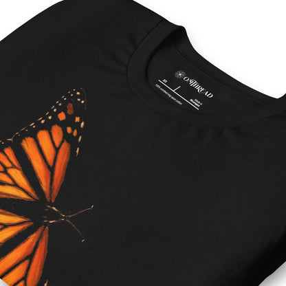OMTHREAD Monarch Butterfly T Shirt Nature Conservation Tee for Butterfly Lovers