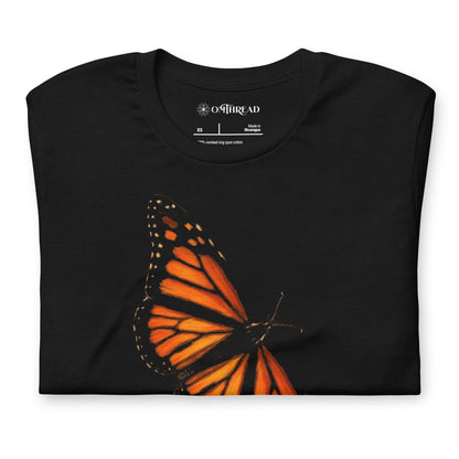 OMTHREAD Monarch Butterfly T Shirt Nature Conservation Tee for Butterfly Lovers