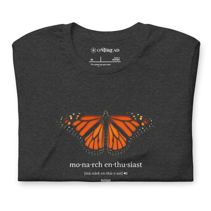 OMTHREAD Monarch Enthusiast Definition Shirt for Butterfly Conservation