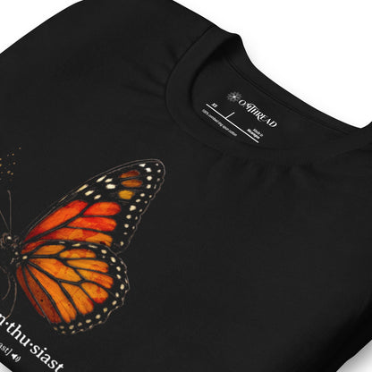 OMTHREAD Monarch Enthusiast Definition Tee for Butterfly Conservation Lovers