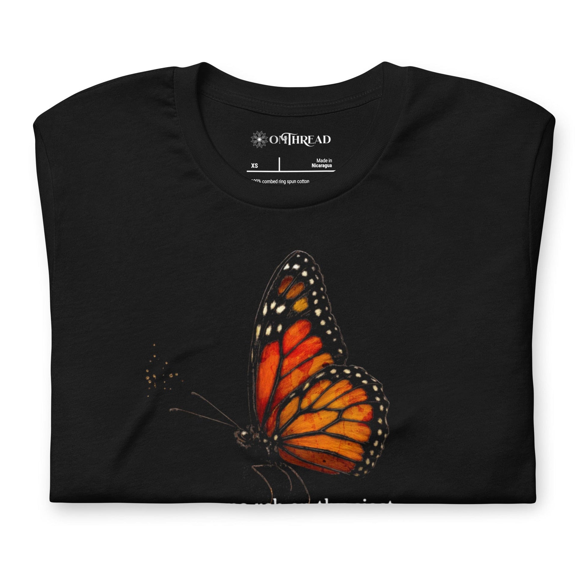 OMTHREAD Monarch Enthusiast Definition Tee for Butterfly Conservation Lovers