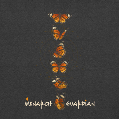 OMTHREAD Monarch Guardian Butterfly Shirt Celestial Conservation Tee