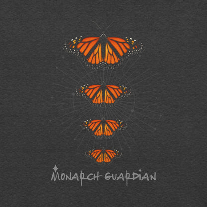 OMTHREAD Monarch Guardian Shirt Butterfly Conservation Tee for Nature Lovers